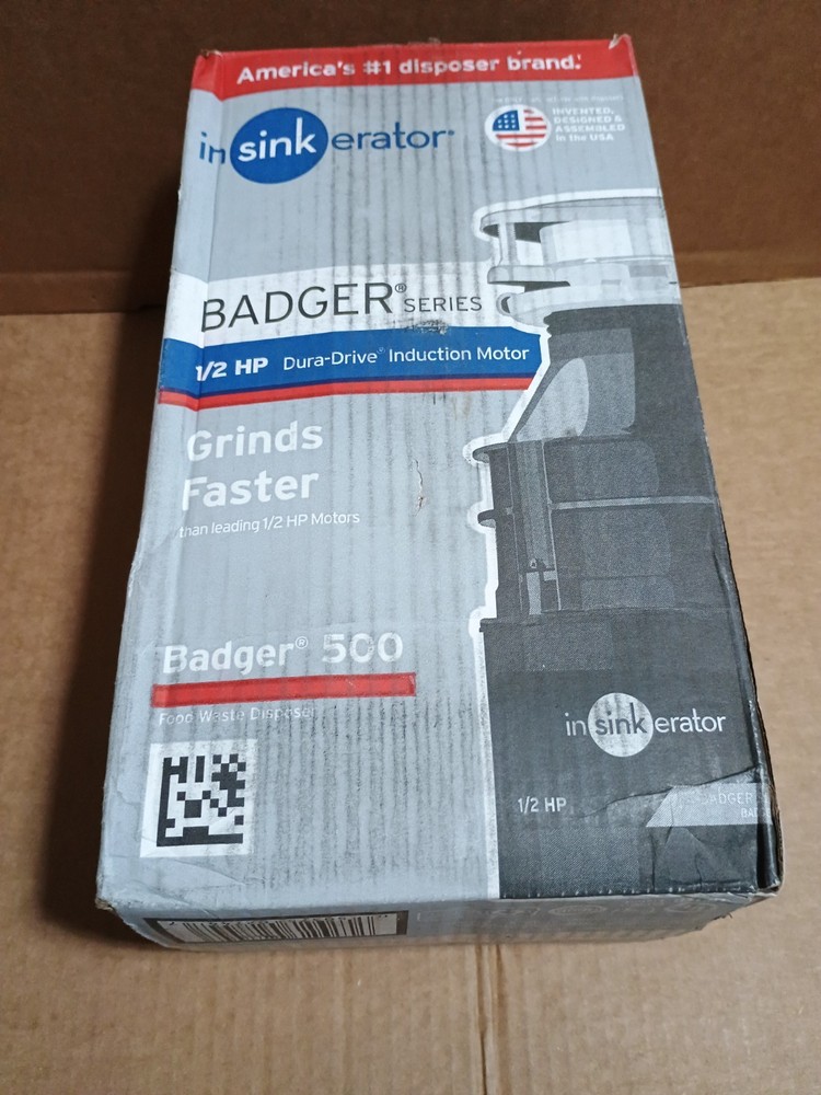 InSinkErator Badger 500 Standard Series 1/2 HP Continuous Feed Garbage Disposal