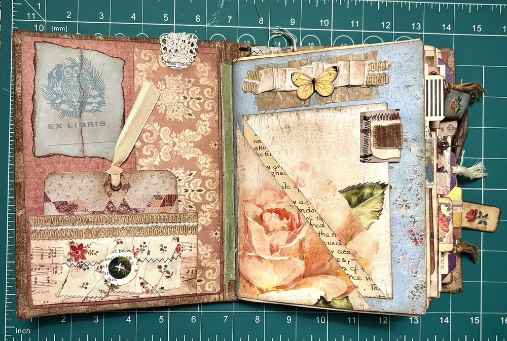 Handmade Junk Journal Victorian Grunge