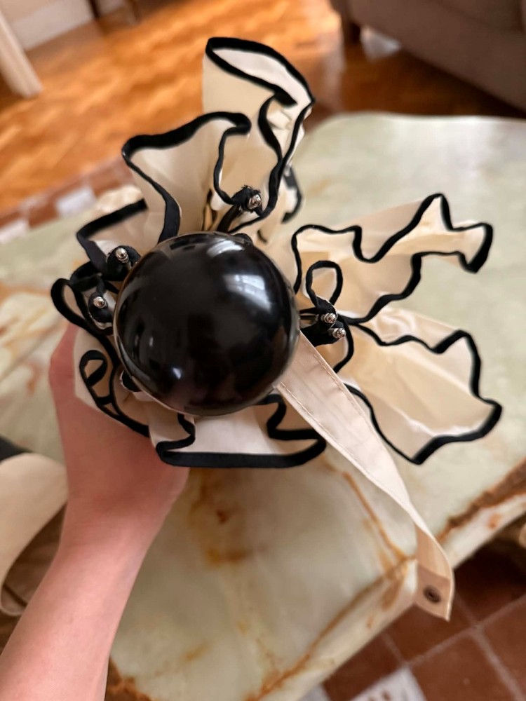 Rare vintage authentic Chanel umbrella – chic statement piece
