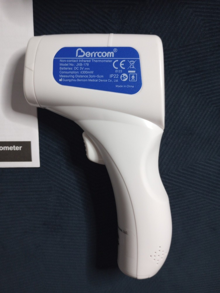 Berrcom Non-Contact Infrared Thermometer JXB-178 with 1 Second Testing
