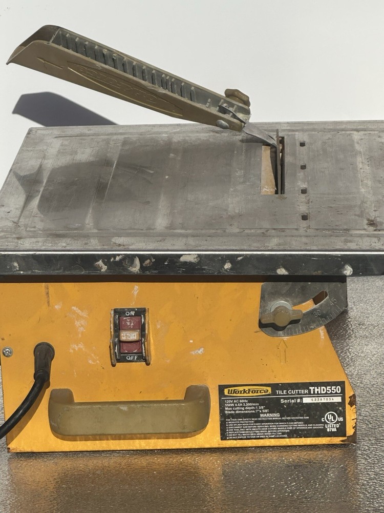 WorkForce tile cutter saw THD550 120V