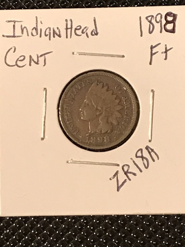 1898 Indian Head Cent F+
