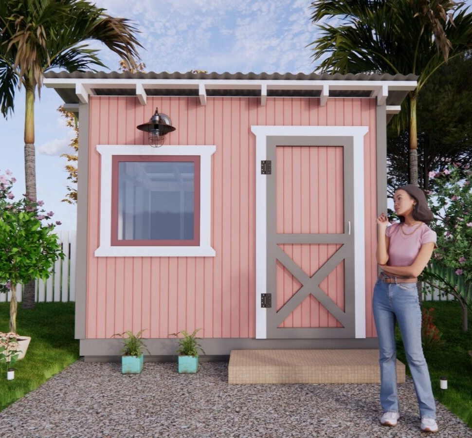 10x10 Learn to Shed Plan (PDF Plans and A4 Hard Copy)