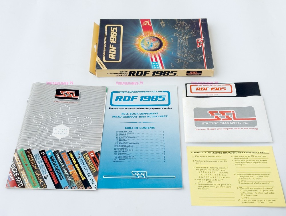 RDF 1985: When Superpowers Collide - SSI - 1983 / Apple II