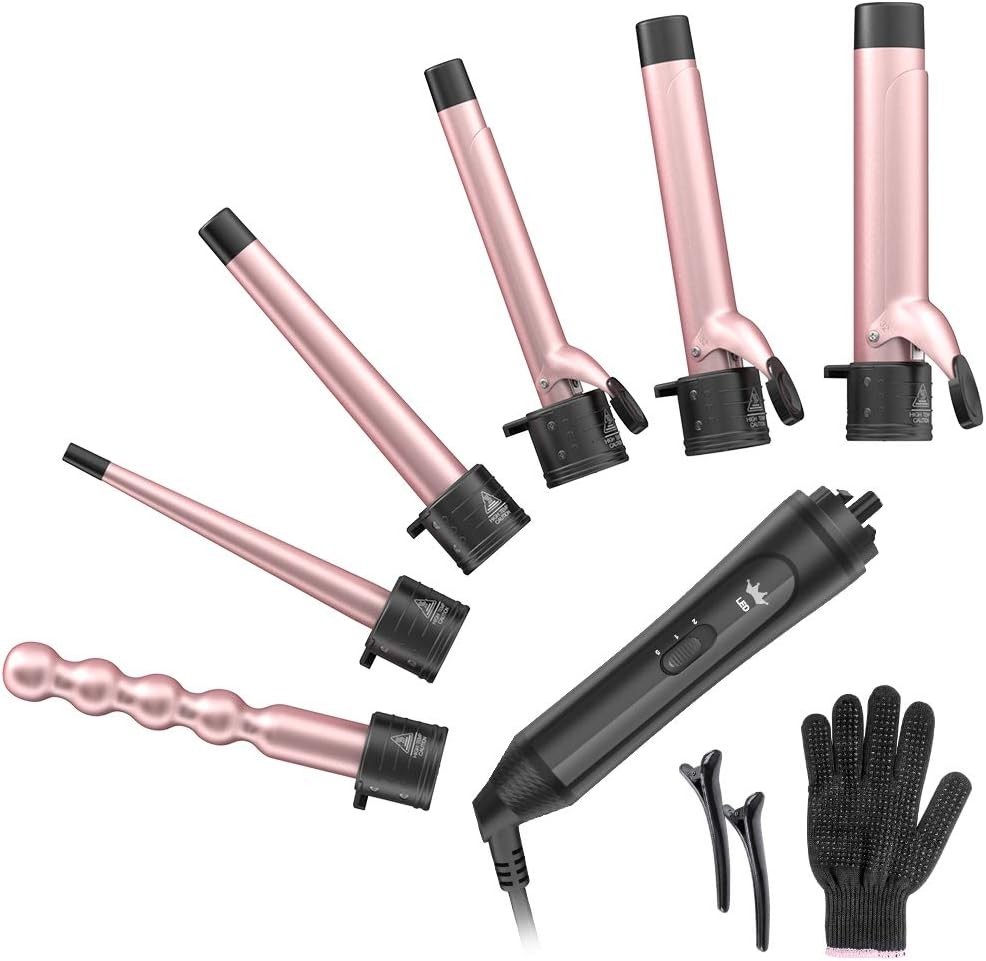 Versatile Curling Wand with Interchangeable Barrels