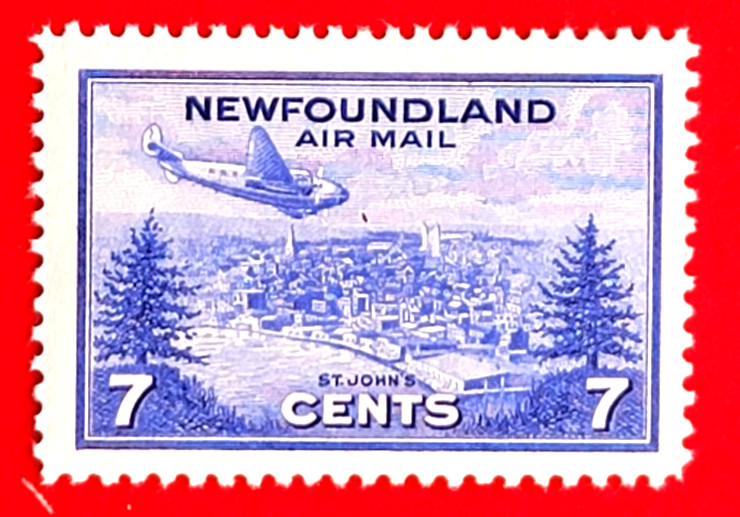 Canada Newfoundland C19 Air Mail Stamp - Labrador Issue MH