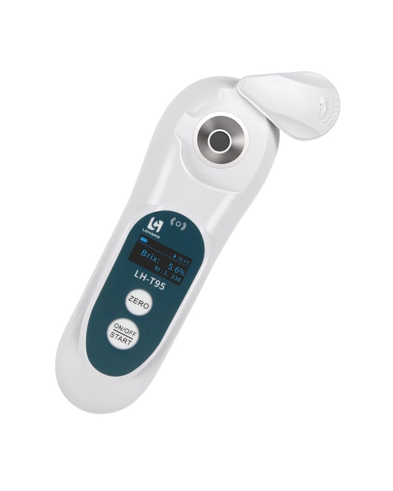 3-in-1 Digital Brix Refractometer with ATC/Refractive Index(RI), 0-95% Sugar ...
