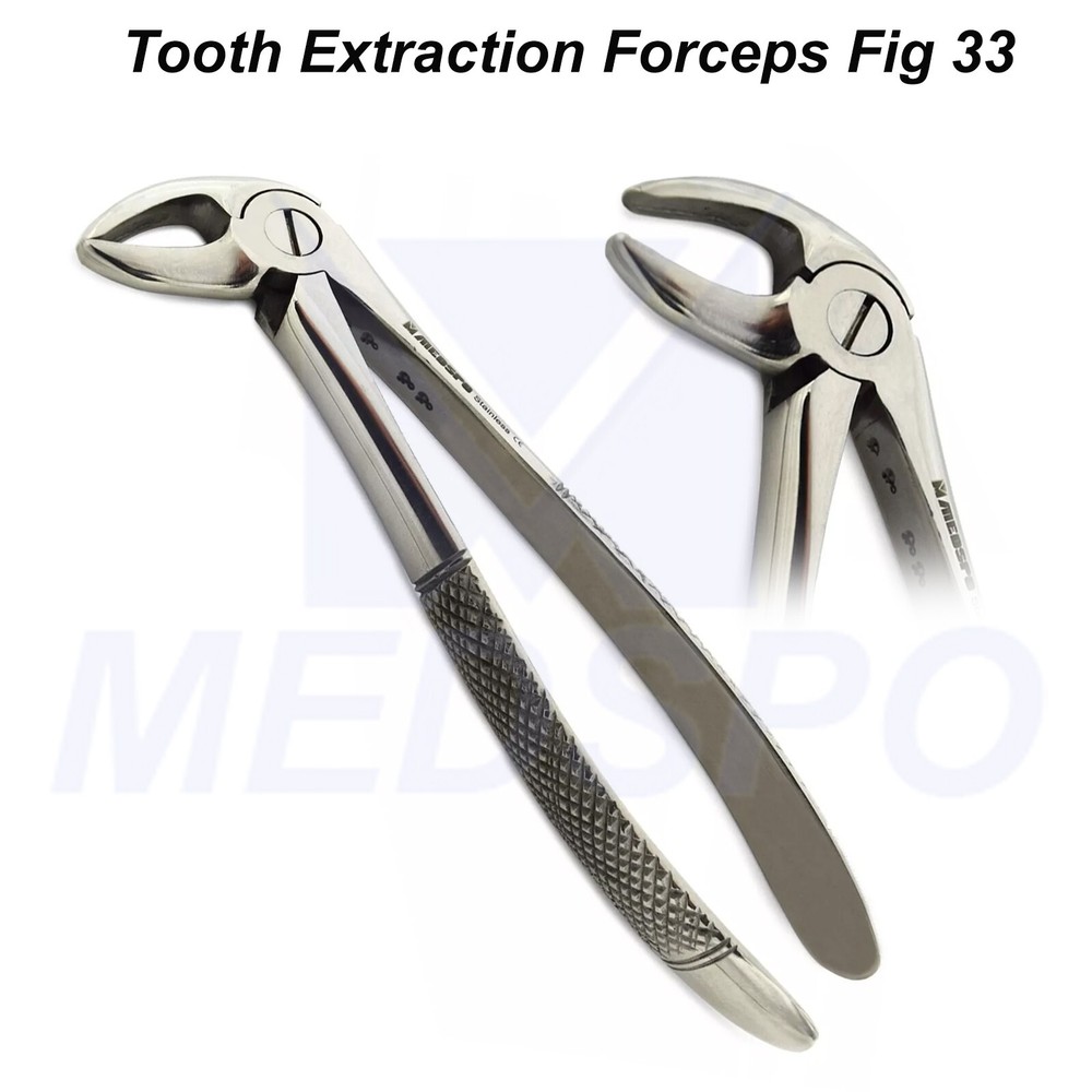 Tooth Extraction Forceps Fig 33 Surgical Instruments Extract Lower Roots Forceps