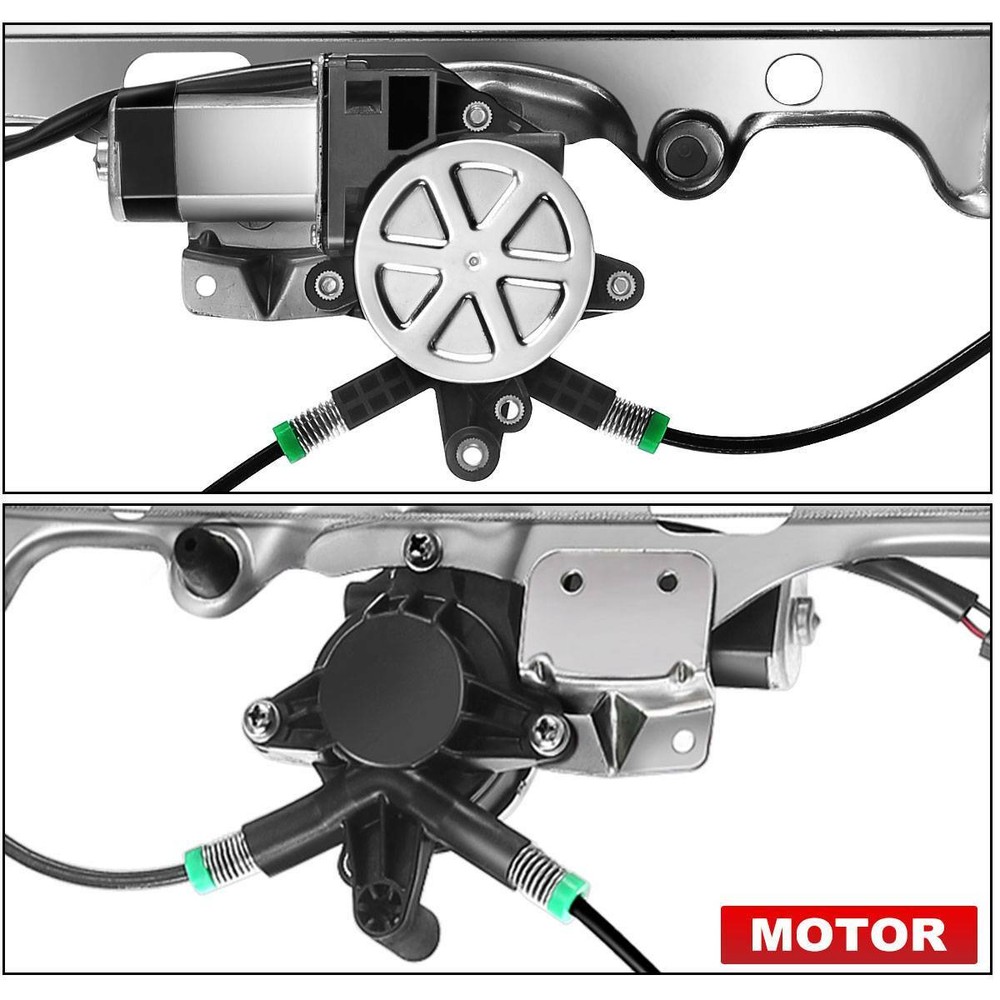 Power Window Regulator with Motor for Chevy Silverado GMC Front Right Passenger