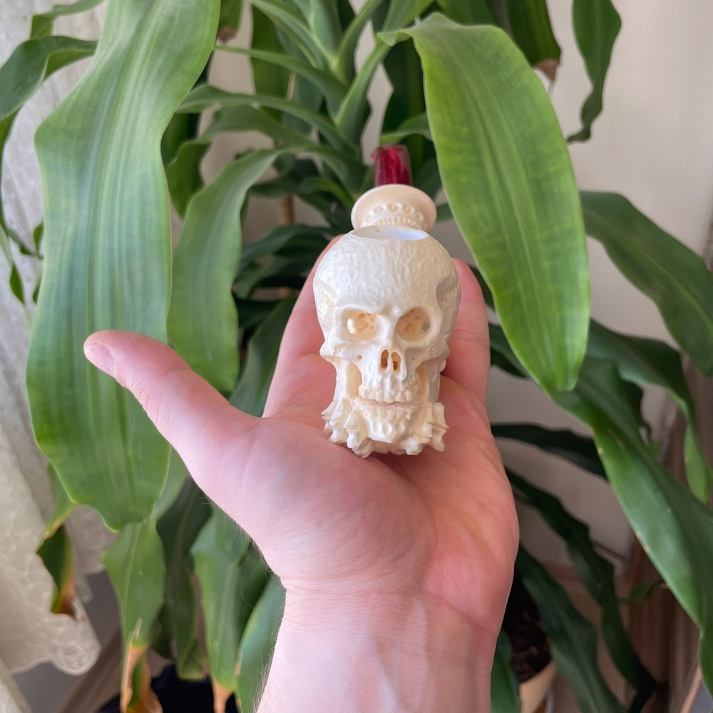 S.Yanik Meerschaum Pipe Skull