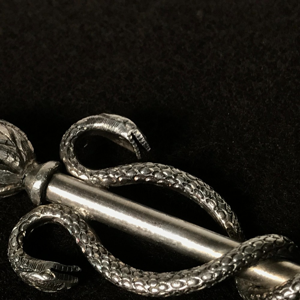 Figural Continental 800 Silver Spoon Snakes