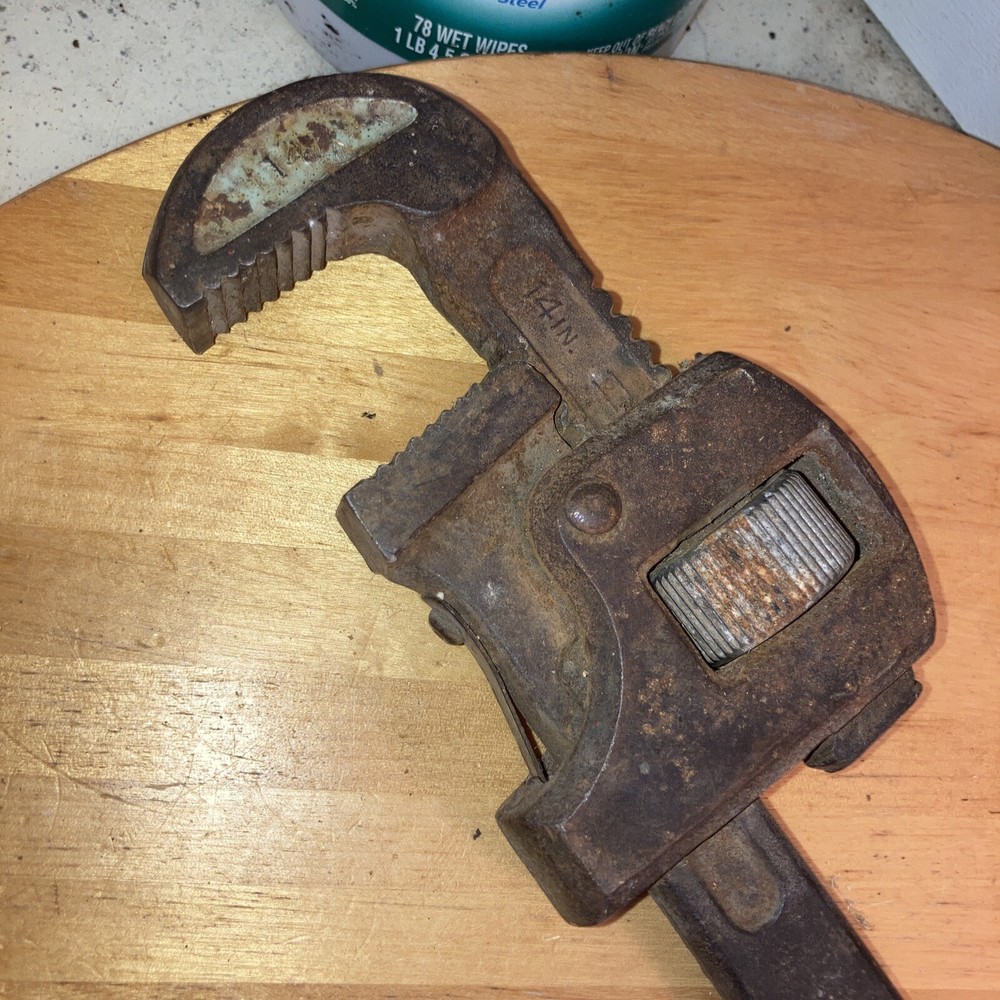 Vintage Dunlap 14 In. Pipe Wrench Pipe Dependable Quality Fitting Plumbing 🇺🇸