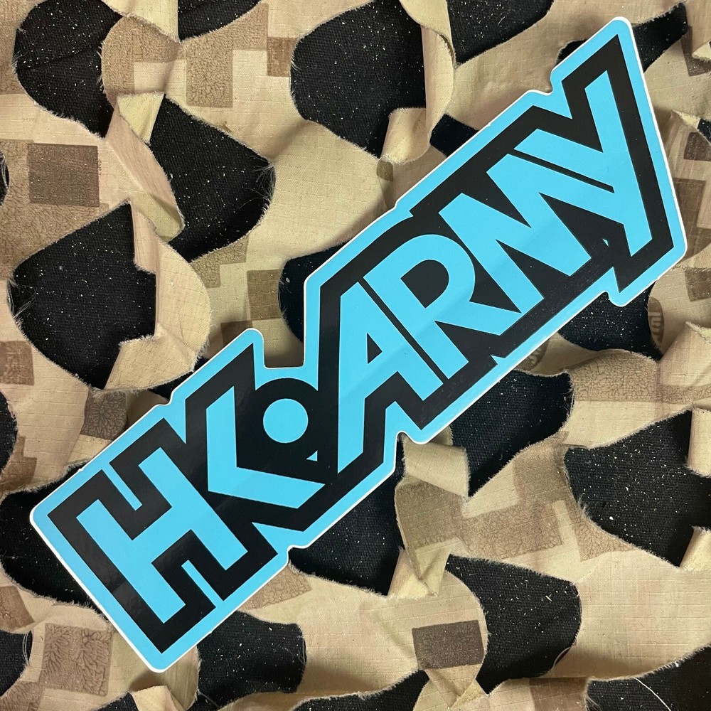 NEW HK Army Typeface Sticker - Teal