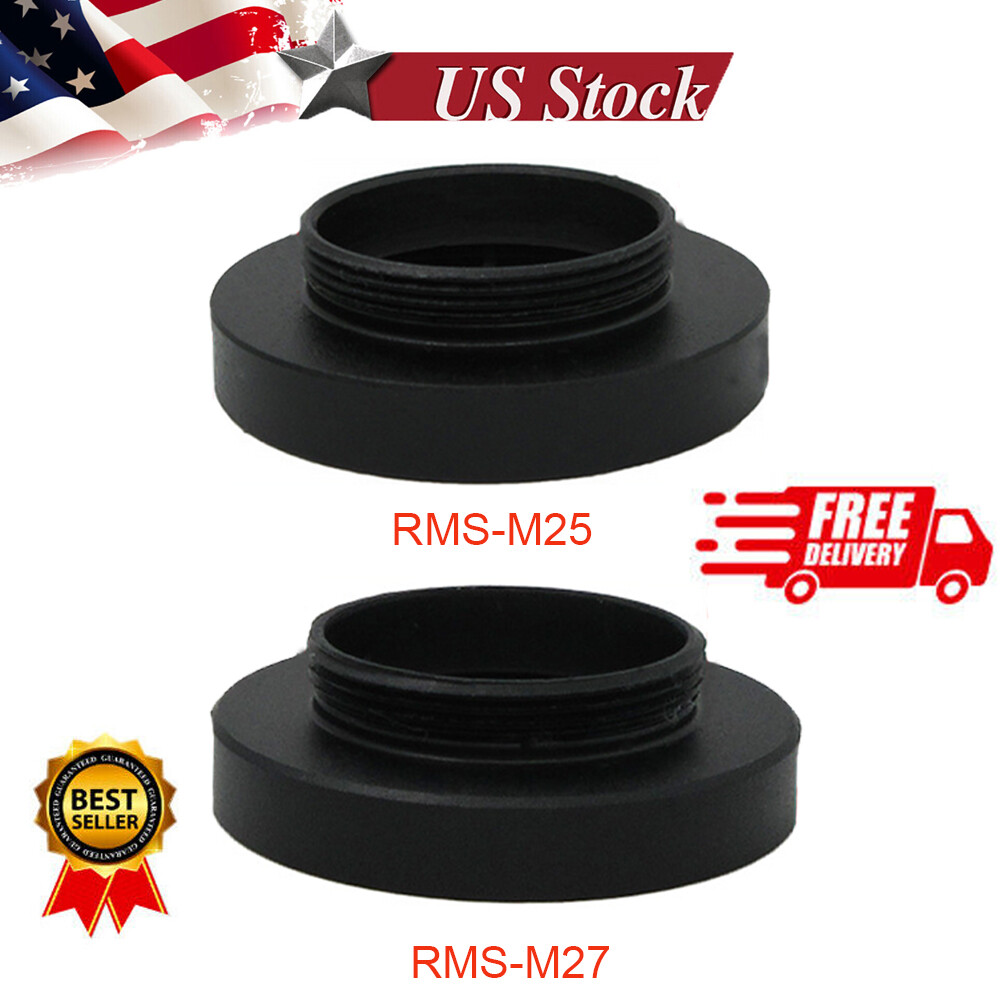 Microscope Objective Adapter Ring M25 M27 to RMS Thread for Microscope Hot!!