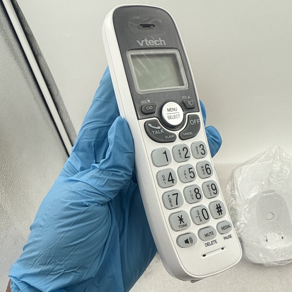 VTech Cordless Phone with DECT 6.0, Full-Duplex Speakerphone, Lighted Display, B