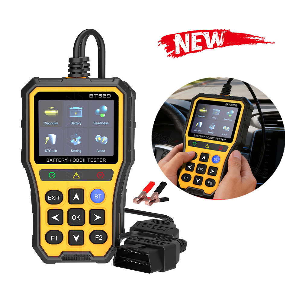 BT529 OBD2 Scanner OBD Code Reader Car Diagnostic Tool Check Engine Fault