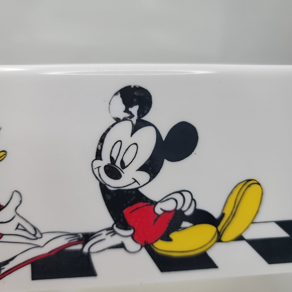 Vintage Walt Disney Mickey Mouse Plastic Tissue Box Cover Rectangle READ