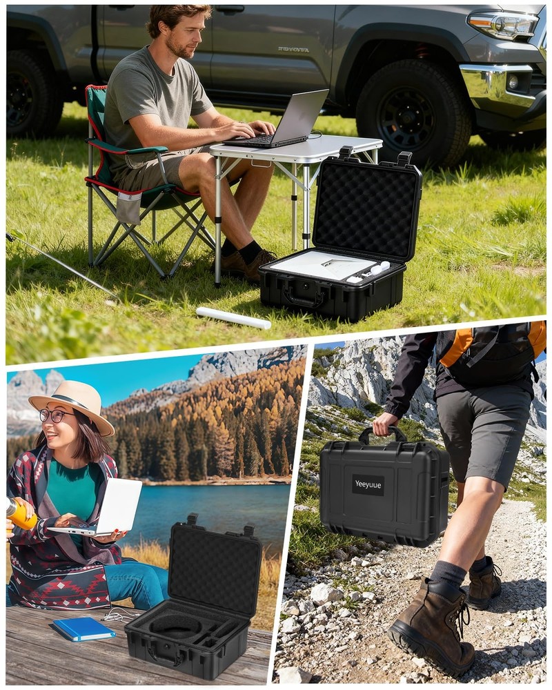 Starlink Mini Case,Waterproof Hard Shell Travel Case with Custom Foam,Shockpr...