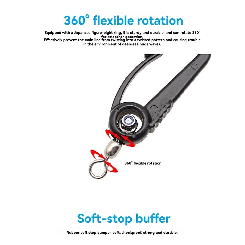 Downrigger Cable Terminator Kit Complete Set with Swivel Snaps Downrigger8445