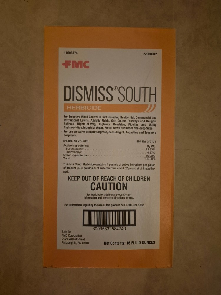 Dismiss NXT Herbicide bottle (10 oz)