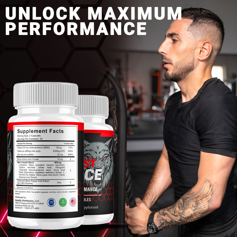 Beast Force Pills BeastForce Maximum Performance Formula (60 Capsules)