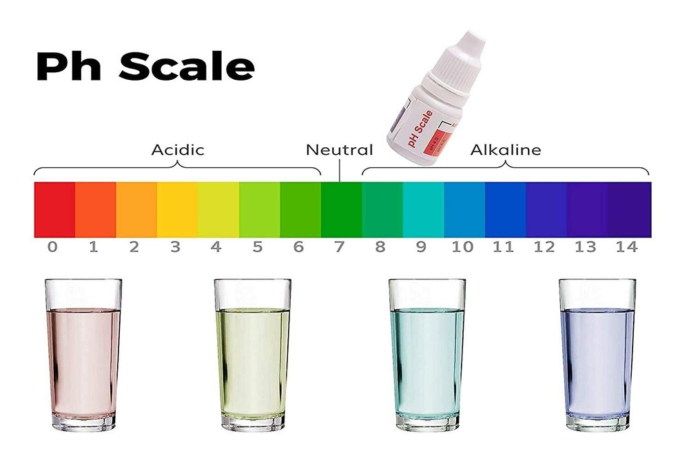 PH Drop for PH Testing and Alkaline level, (10 Pcs Bottle) for pH Water Testing