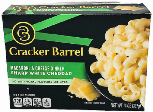 Cracker Barrel Macaroni & Cheese Dinner Sharp White Cheddar 3 Pack