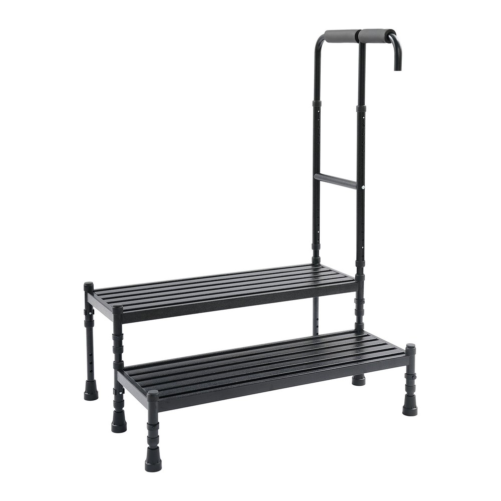Adult Ramp Metal Stepping Step Stool with Handle