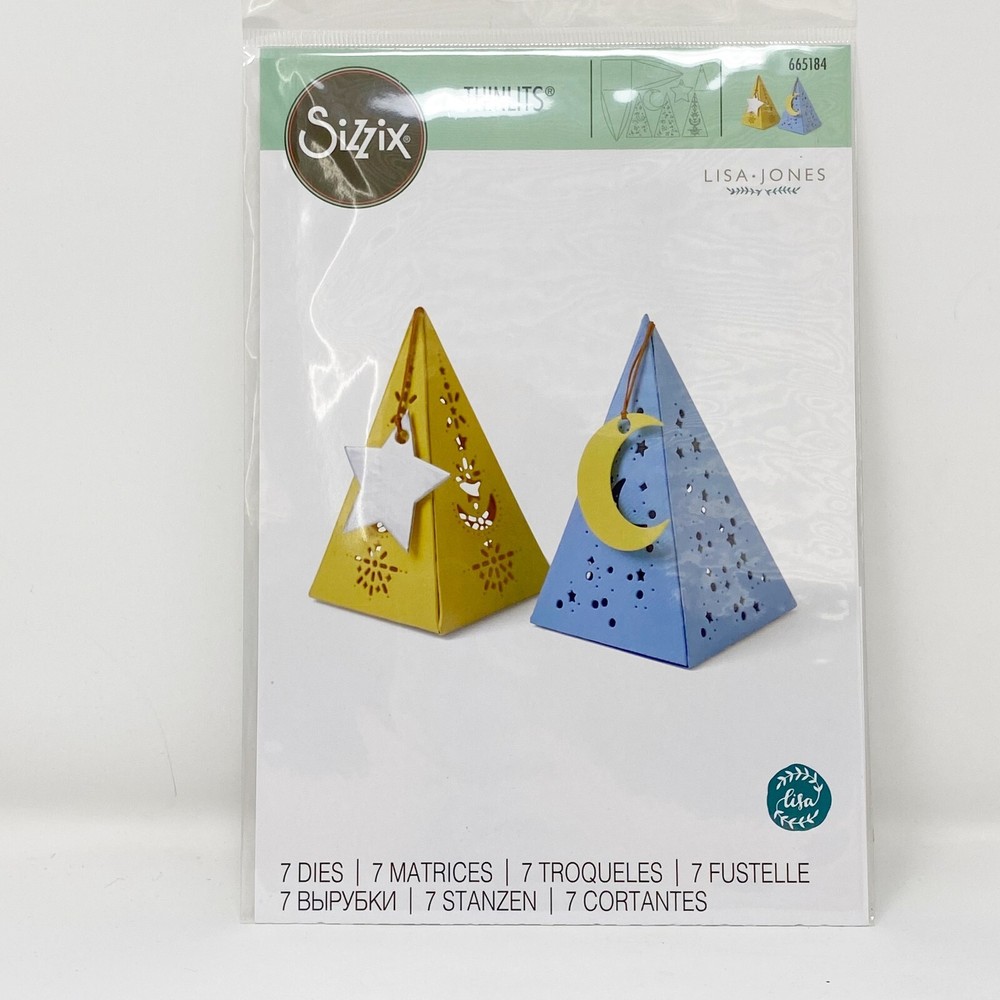 Sizzix Thinlits Celestial Favor Box by Lisa Jones Cutting Dies 665184 NEW