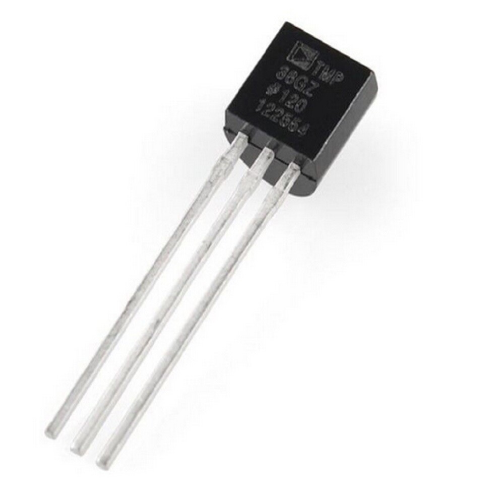 TMP36 TMP36GT9Z Temperature Sensor TO-92 IC Arduino Raspberry Pi Supply 2.7-5.5V