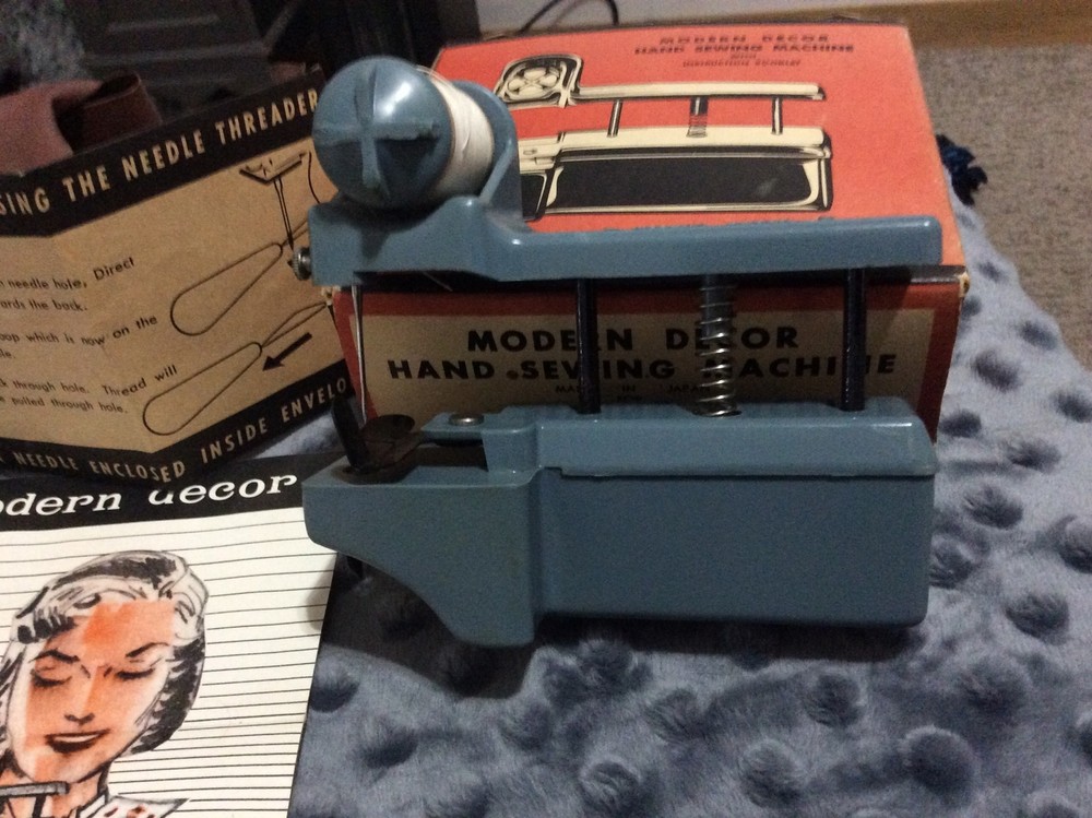 Vintage Modern Decor Hand Sewing Machine