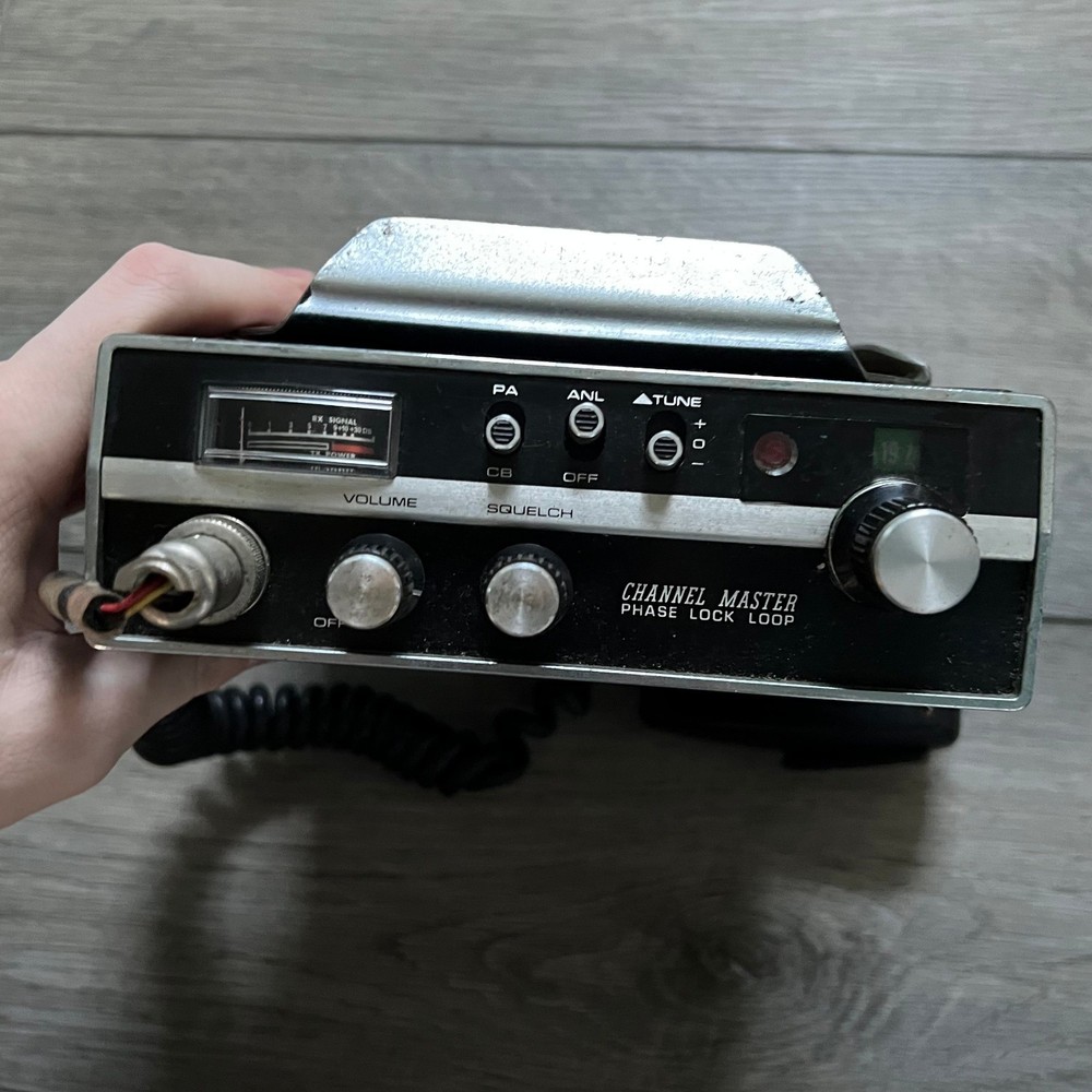 Vintage Channel Master CB6830 CB Radio Phase Lock Loop 40 Channel Japan Untested