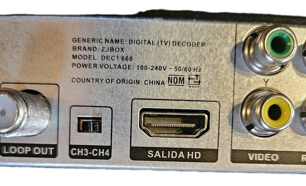 Z JBox Converter Box Digital (TV) Decoder Box Open Box