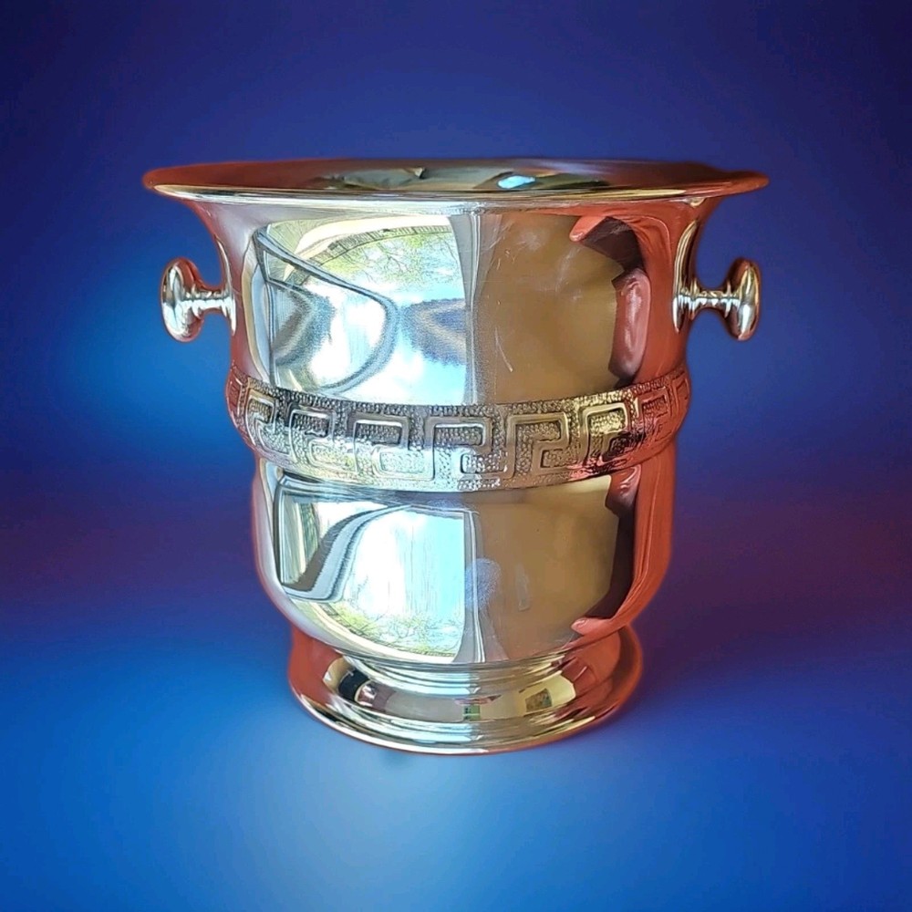 Sterling Silver Champagne Basket By Gianni Versace