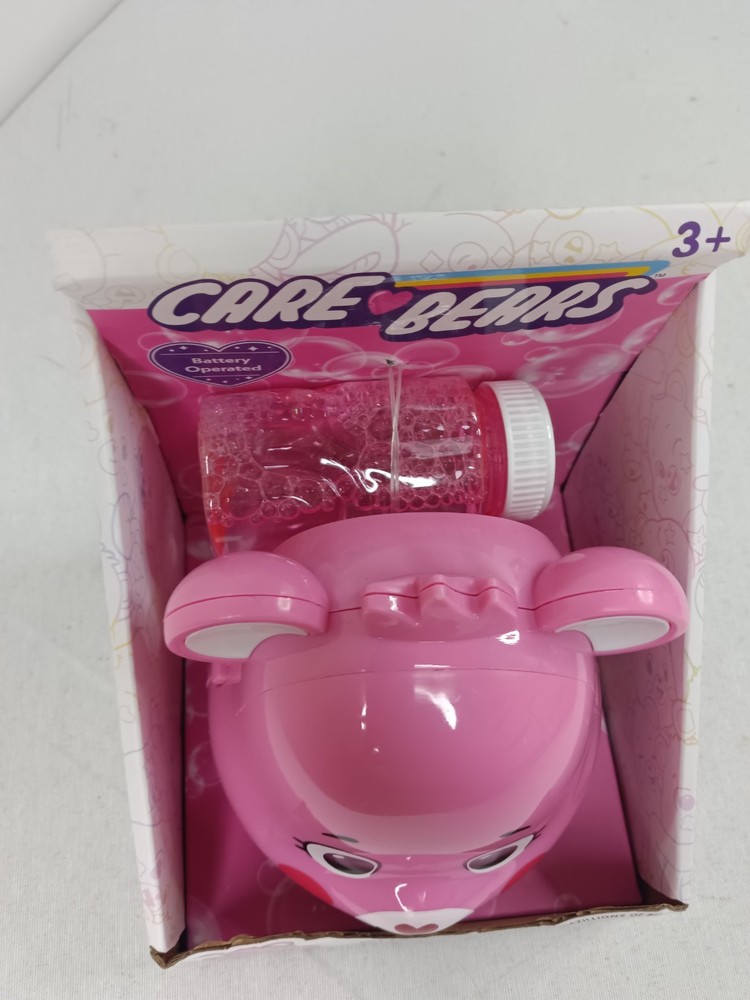 Care Bears Cheer Bear Automatic Bubble Machine – Includes Bubble Solution