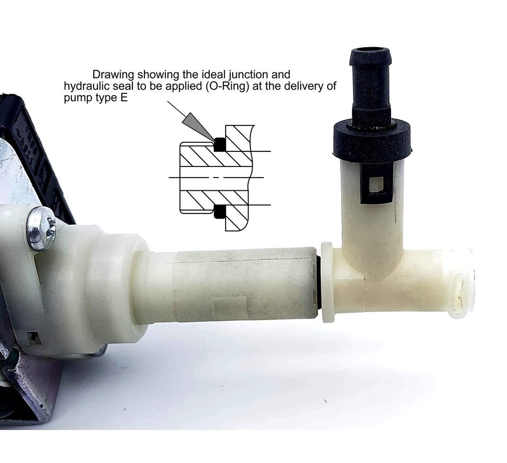 MacMaxe ULKA Model E Type EFP5 - Replacement Pump Compatible with Black