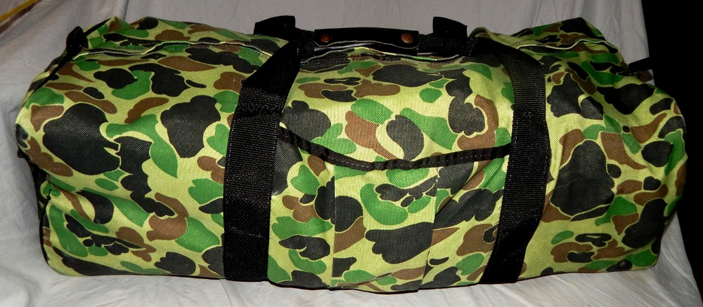 Large Camo Duffel Bag