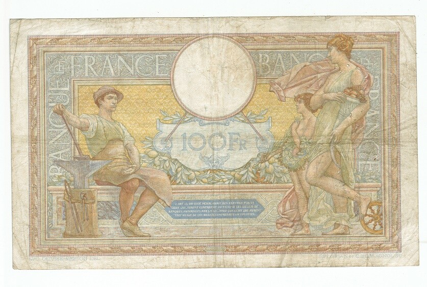 FRANCE BANKNOTE 100 FRANCS 1935