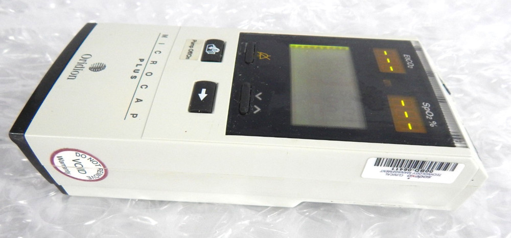 ORIDION MICROCAP PLUS HANDHELD CAPNOGRAPH S/N 105