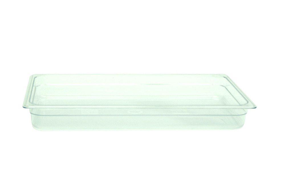 6 Full Size Food Pans 2.5" Deep Clear Polycarbonate Steam Table Insert Thunder