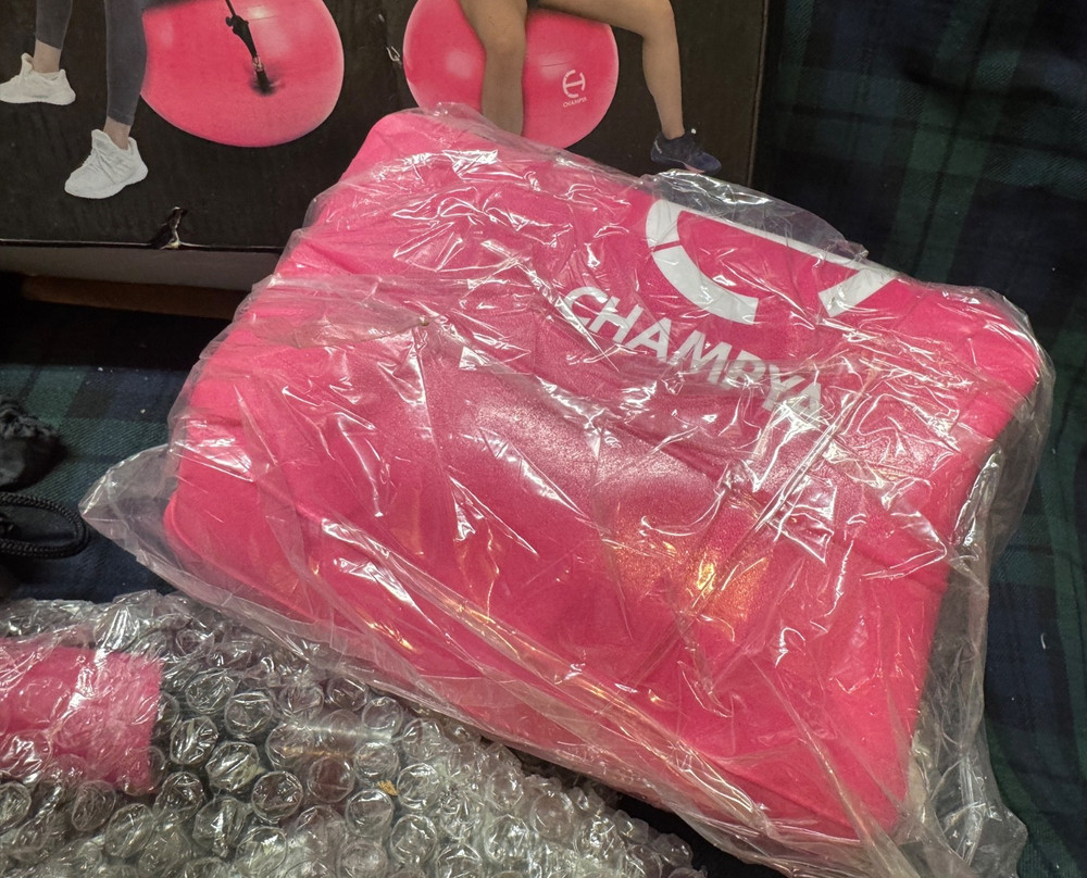 Champya Exercise Ball Plus Bar with Handles
