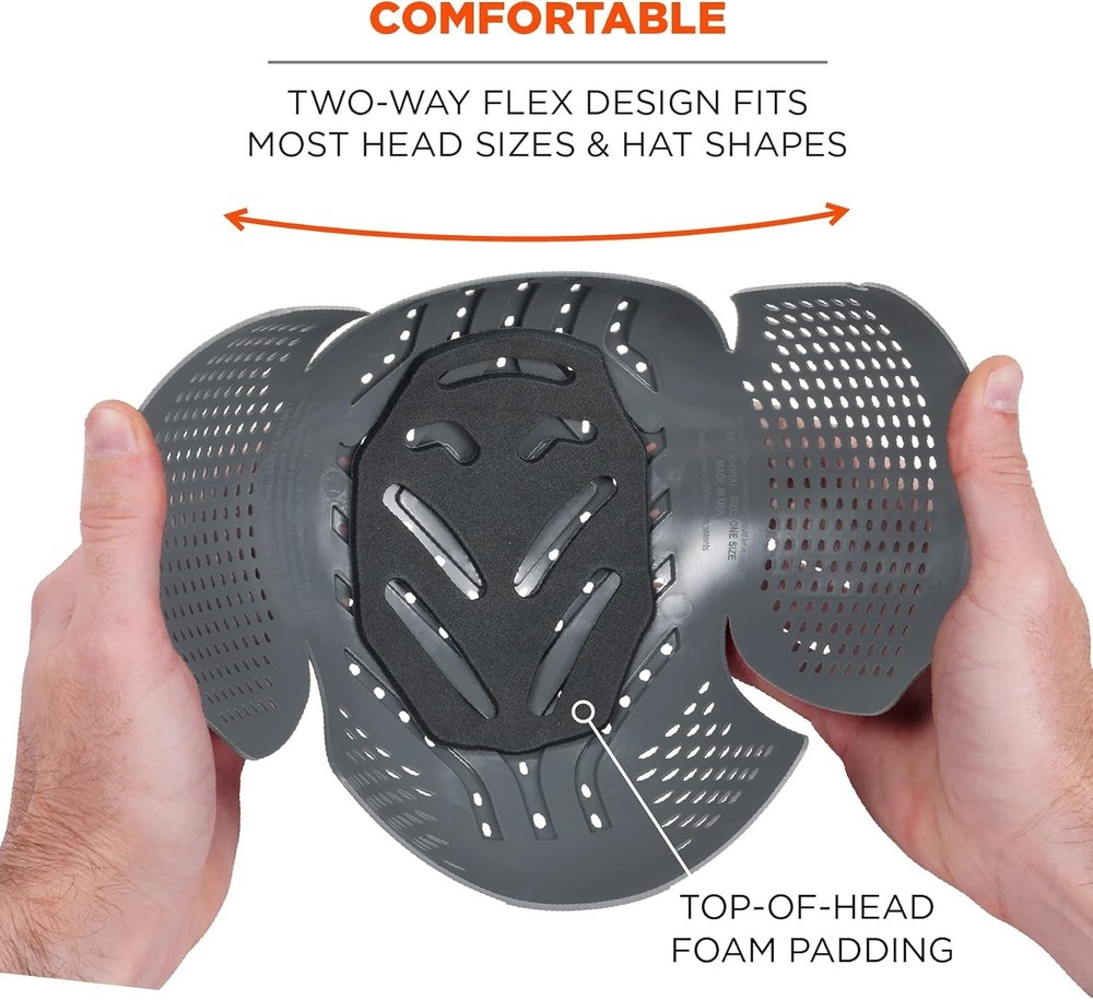 2-pack Skullerz 8945Fx Universal Bump Cap Insert with Extra Venting, Fits Into A