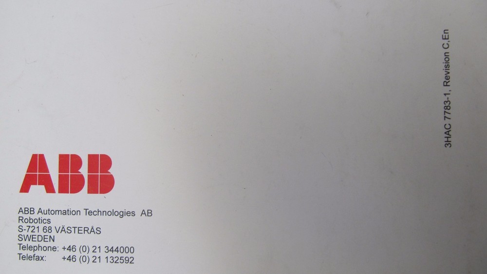 ABB RAPID Reference Manual BaseWare RAPID Overview RobotWare-OS 4.0 3HAC 7783-1