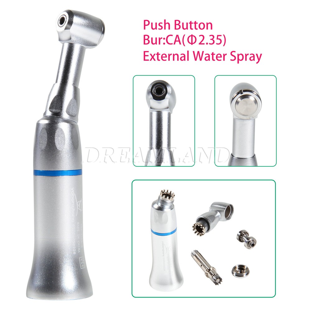 NSK Style Dental Slow Low Speed Handpiece Contra Angle Push Button E-Type CA
