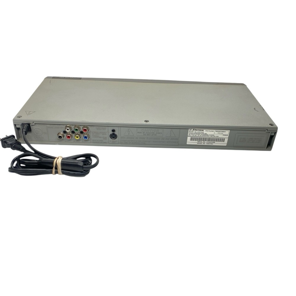 Emerson DVD Player EWD7004 Silver 2004 Model CD AV Component Retro AV No Remote