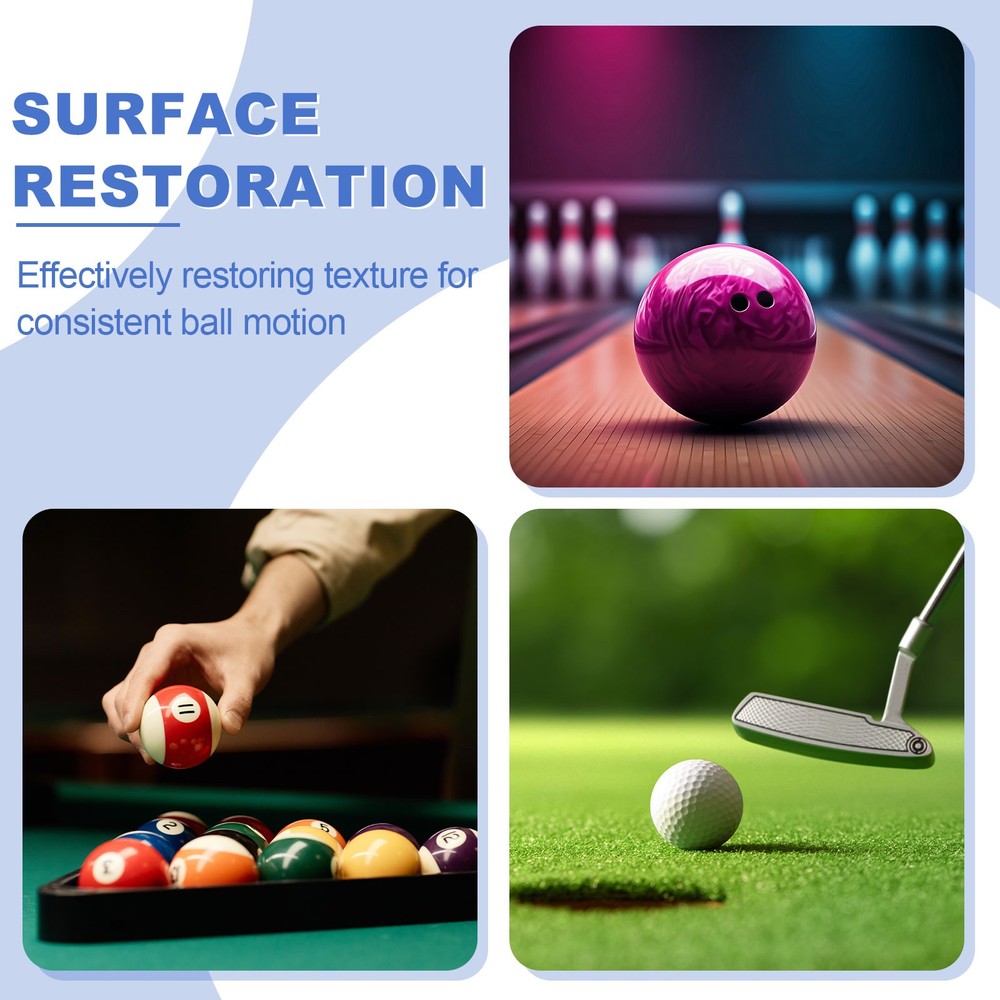 Bowling Ball Sanding Pads, 5" Hook & Loop Polishing Discs Grit 2000 3 Pack