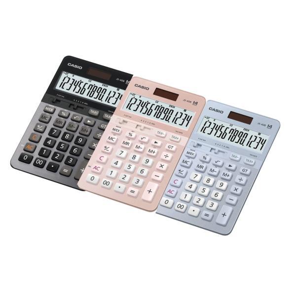 JS-40B Casio general calculator Pink Blue White Black