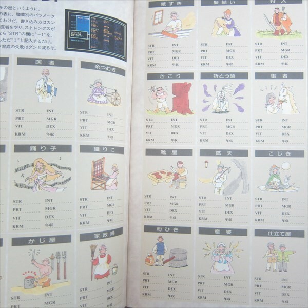 SORCERIAN Note Book Booklet Guide PC 1988 Japan Ltd