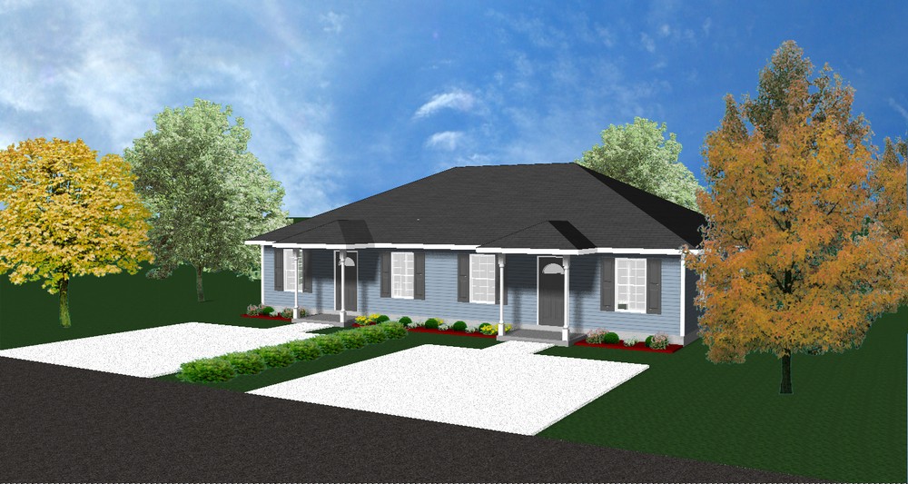 House Plan PDFs for Affordable Duplex 1700 Sq. Ft.