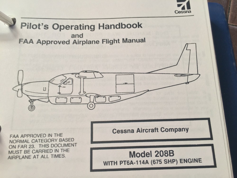 FlightSafety Cessna 208B POH Pilot's Operating Manual